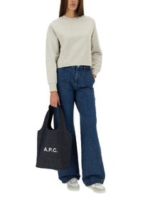 A.P.C Women's Sweatshirt Grey