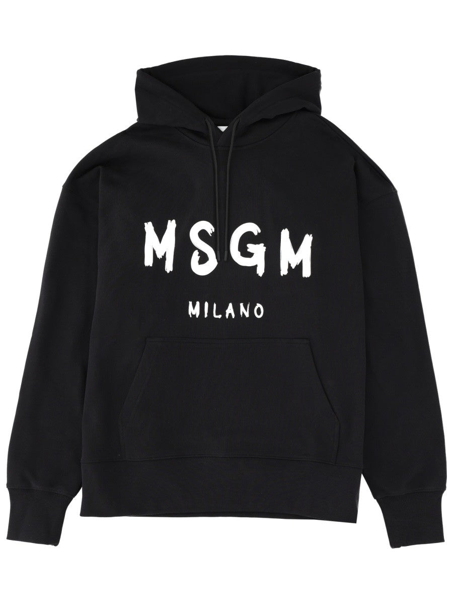 msgm Men's Sweatshirt Black msgm