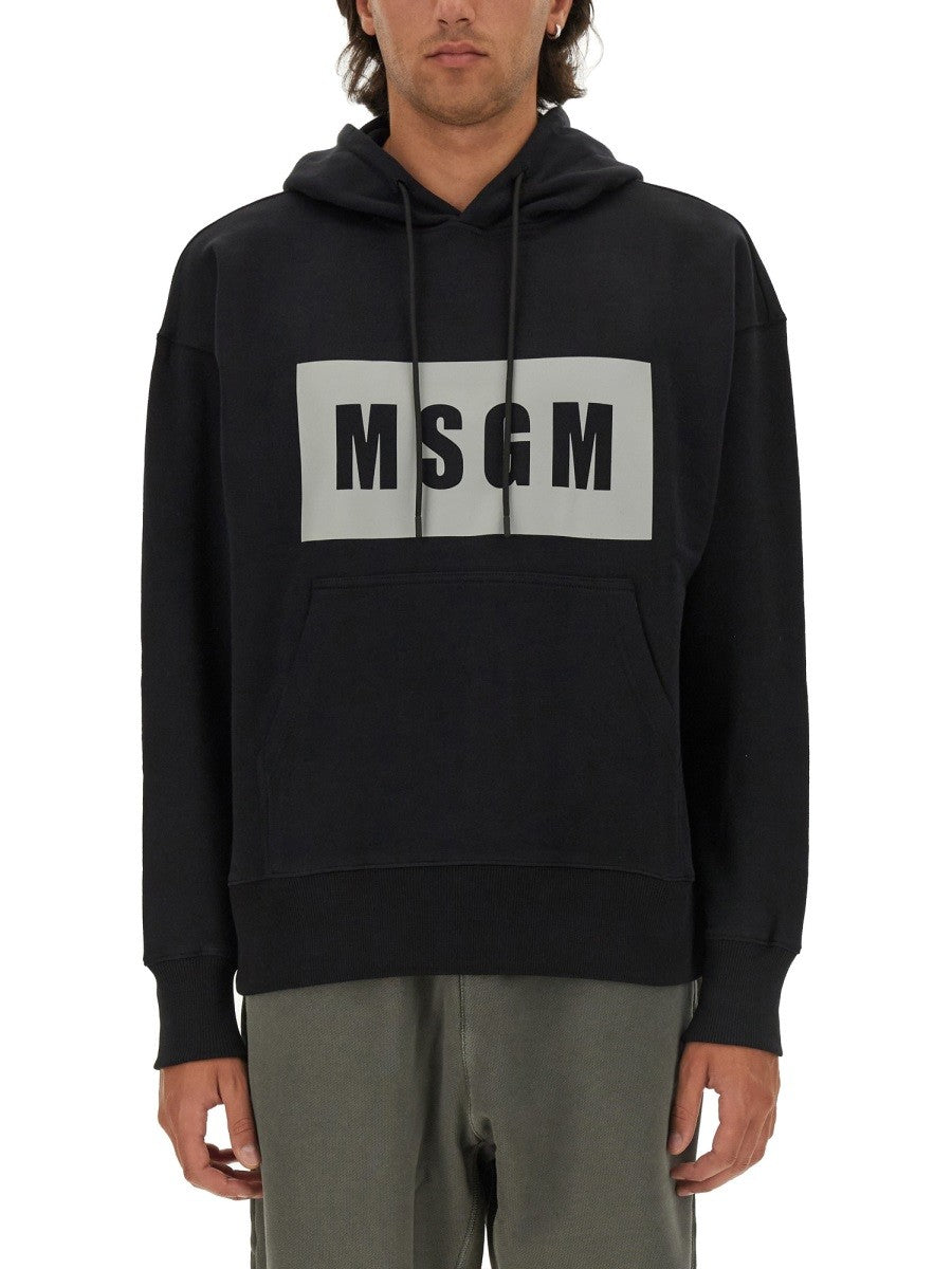 MSGM Men's Sweatshirt Black MSGM