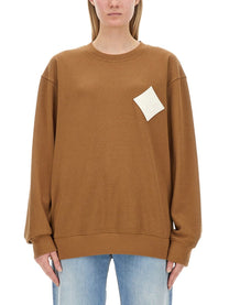 Mcm Women's Sweatshirt Beige Mcm