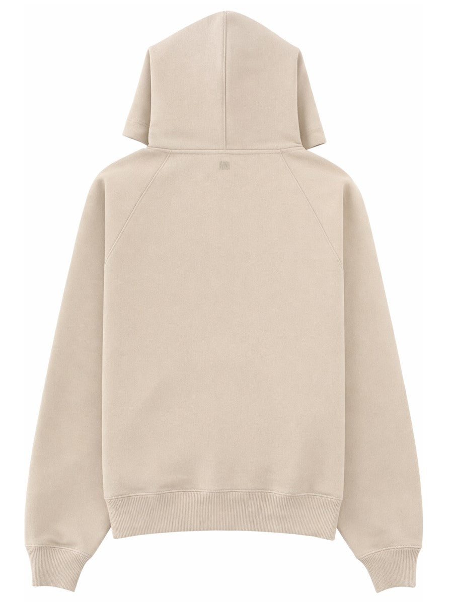 Ami Paris Men's Sweatshirt Beige