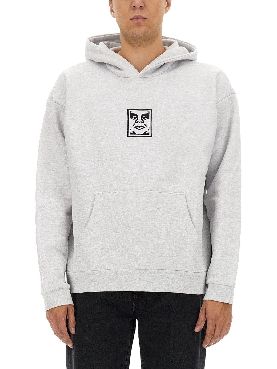 Obey Men's Sweatshirt Grey Obey