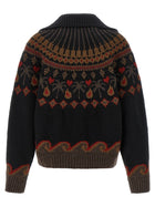 Alanui Sweet Winter Cardigan Gold