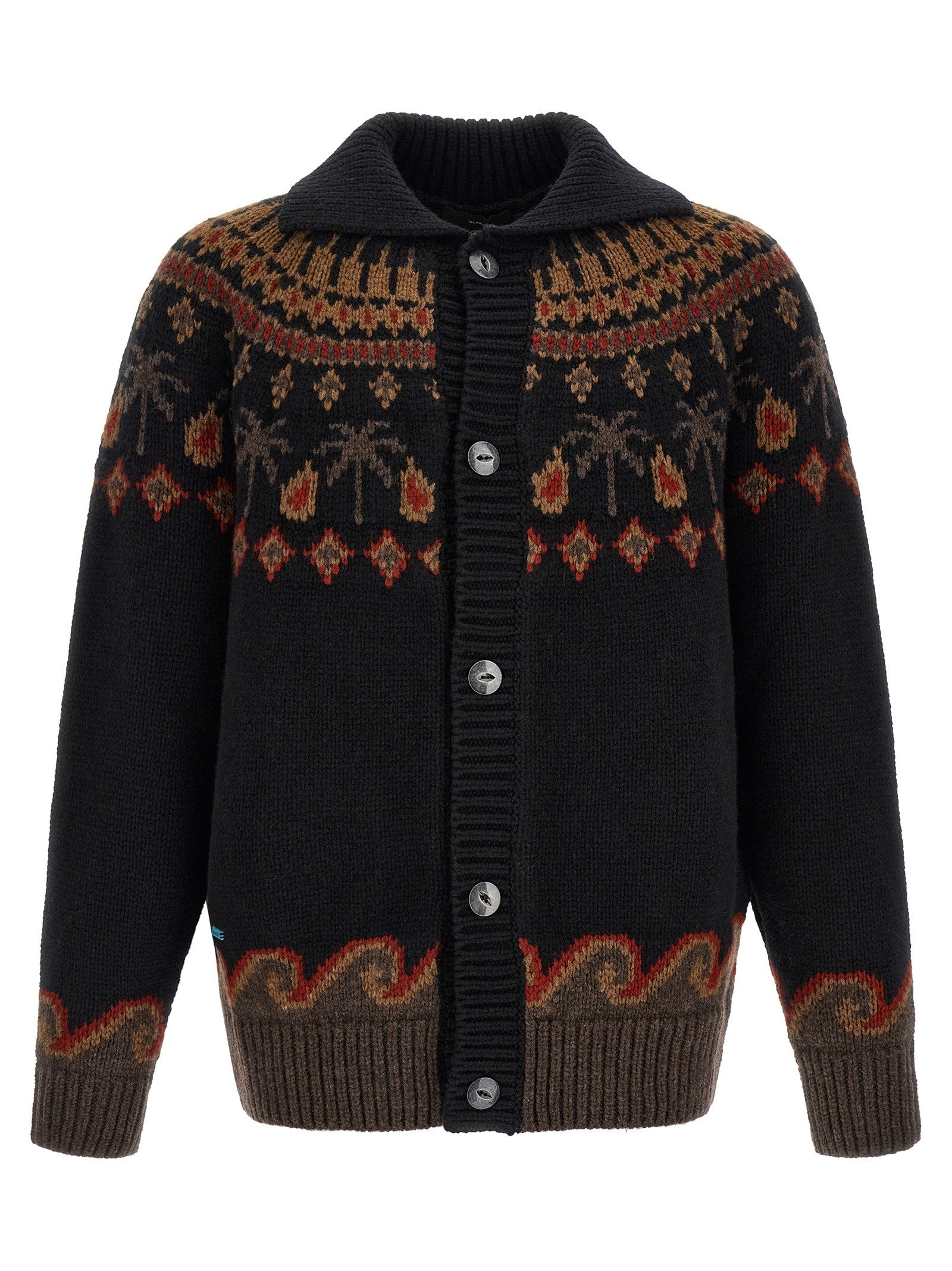 Alanui Sweet Winter Cardigan Black