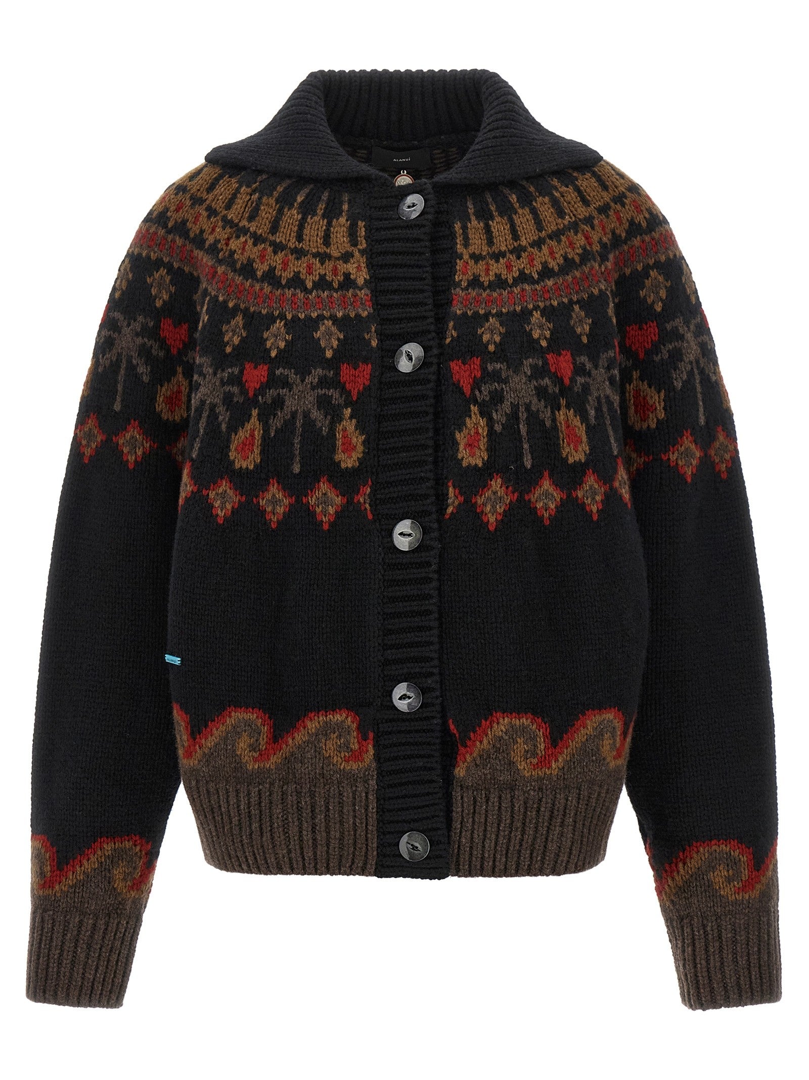 Alanui Sweet Winter Cardigan Gold
