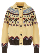 Alanui Sweet Winter Cardigan Gold