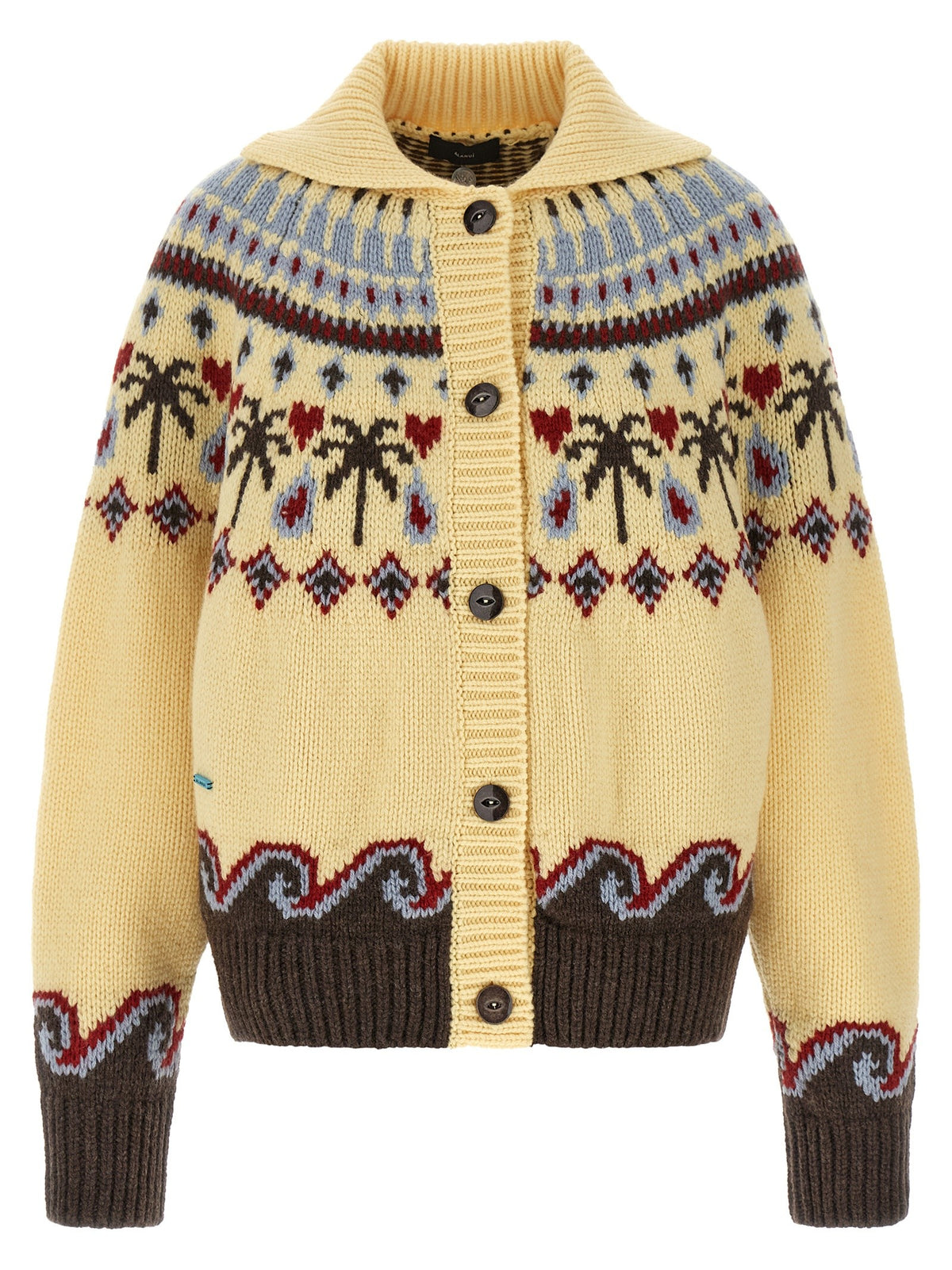 Alanui Sweet Winter Cardigan Gold