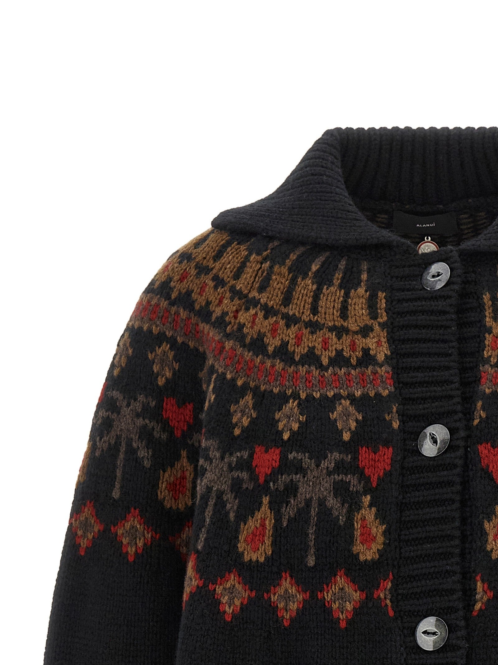 Alanui Sweet Winter Cardigan Gold
