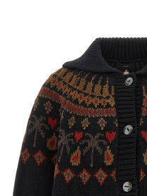Alanui Sweet Winter Cardigan Gold