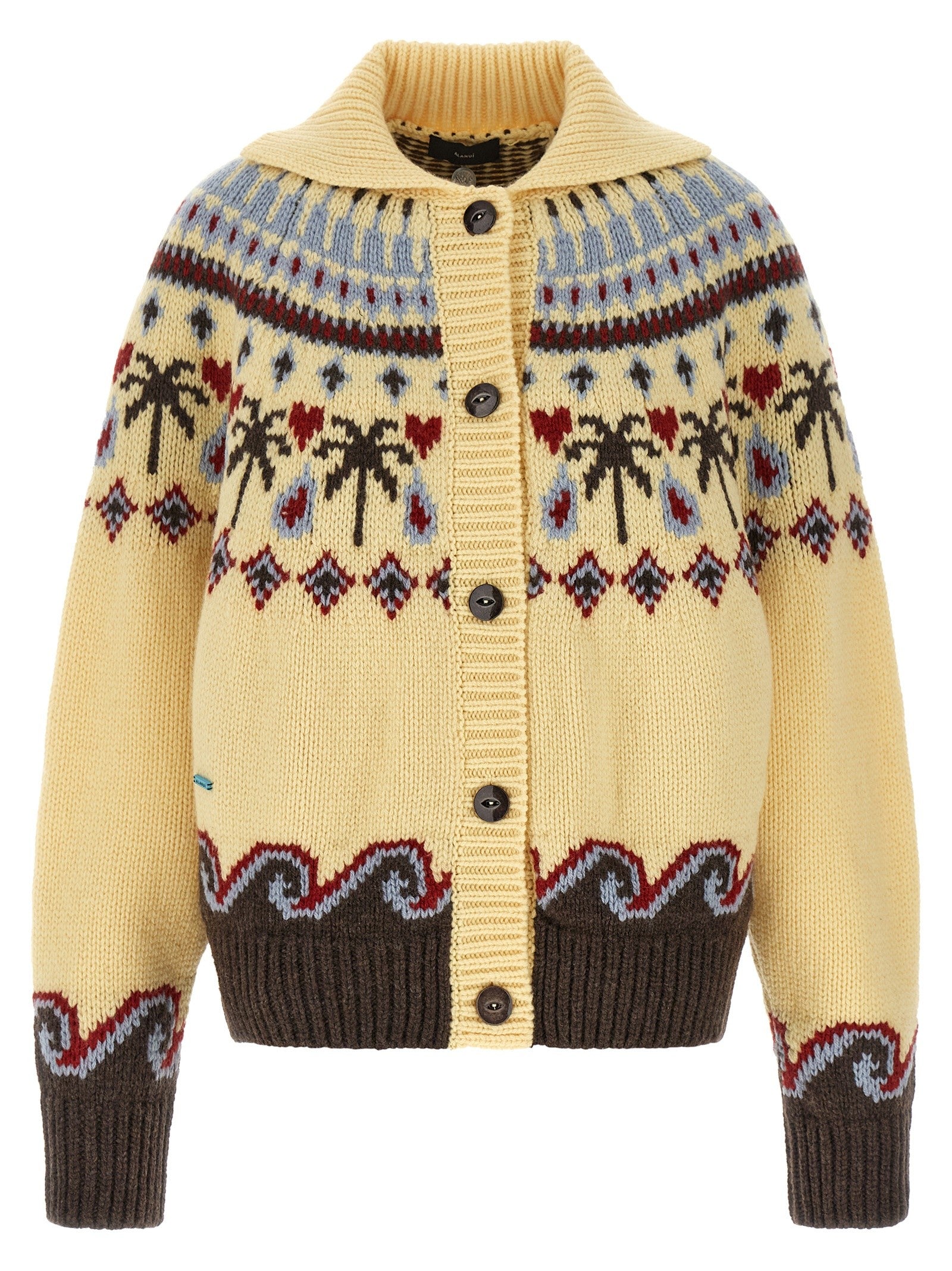 Alanui Sweet Winter Cardigan Gold