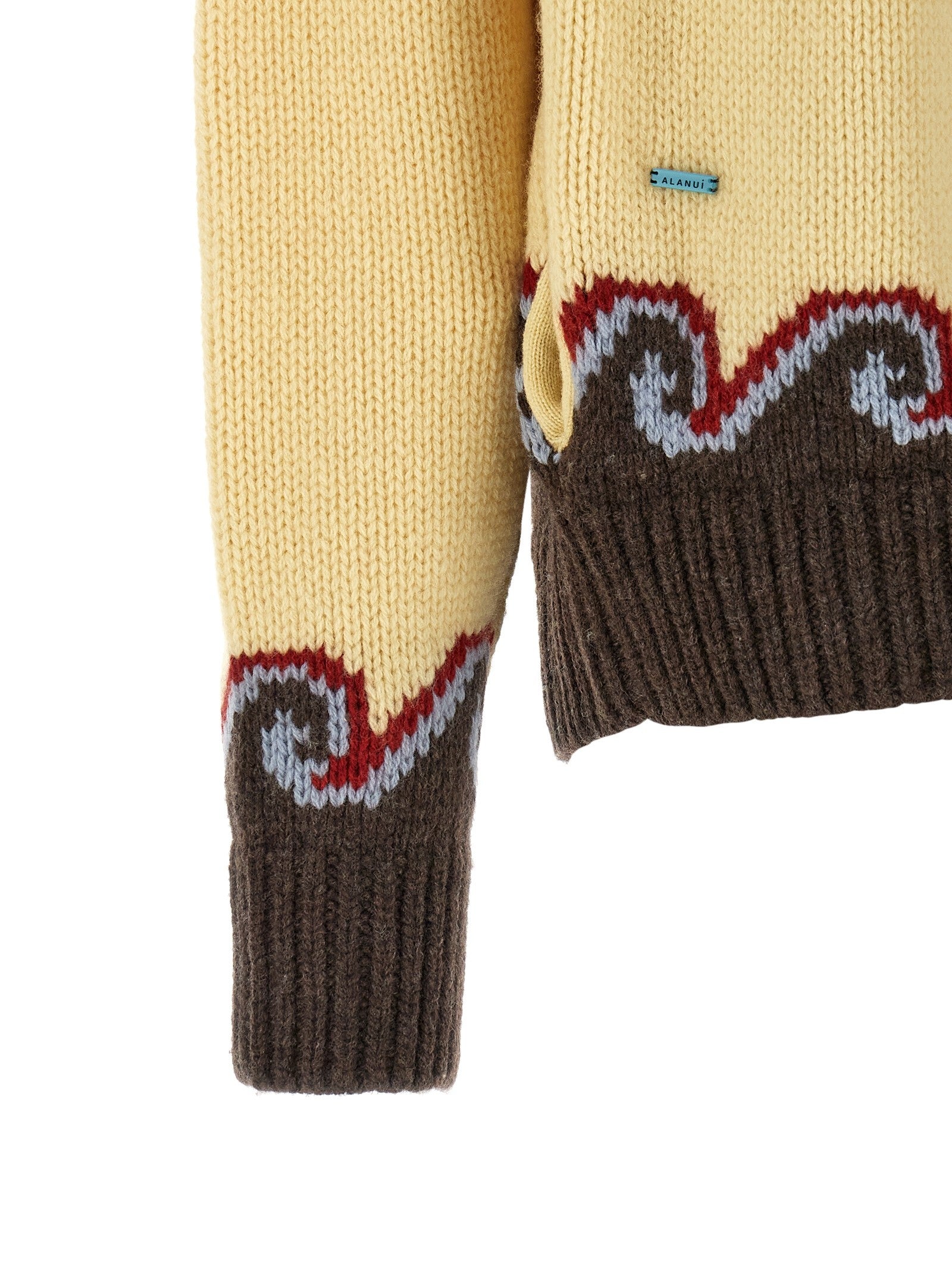 Alanui Sweet Winter Cardigan Gold