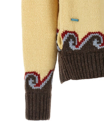 Alanui Sweet Winter Cardigan Gold