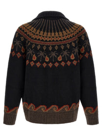 Alanui Sweet Winter Cardigan Black
