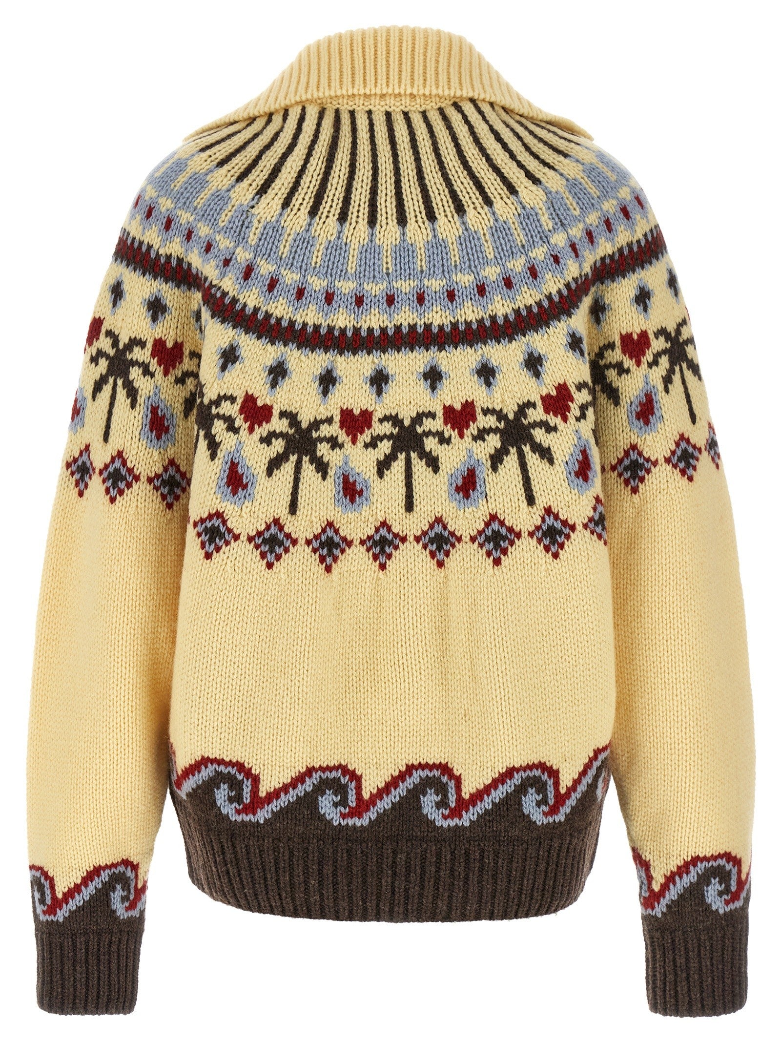 Alanui Sweet Winter Cardigan Gold