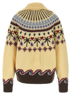 Alanui Sweet Winter Cardigan Gold, view 2
