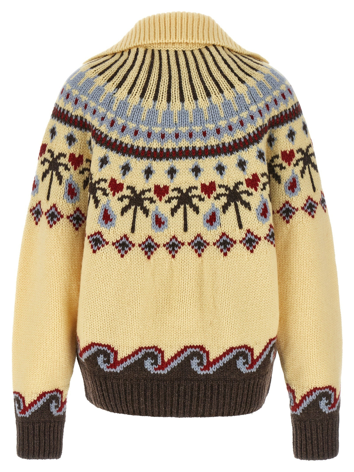 Alanui Sweet Winter Cardigan Gold, view 2
