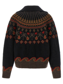 Alanui Sweet Winter Cardigan Gold