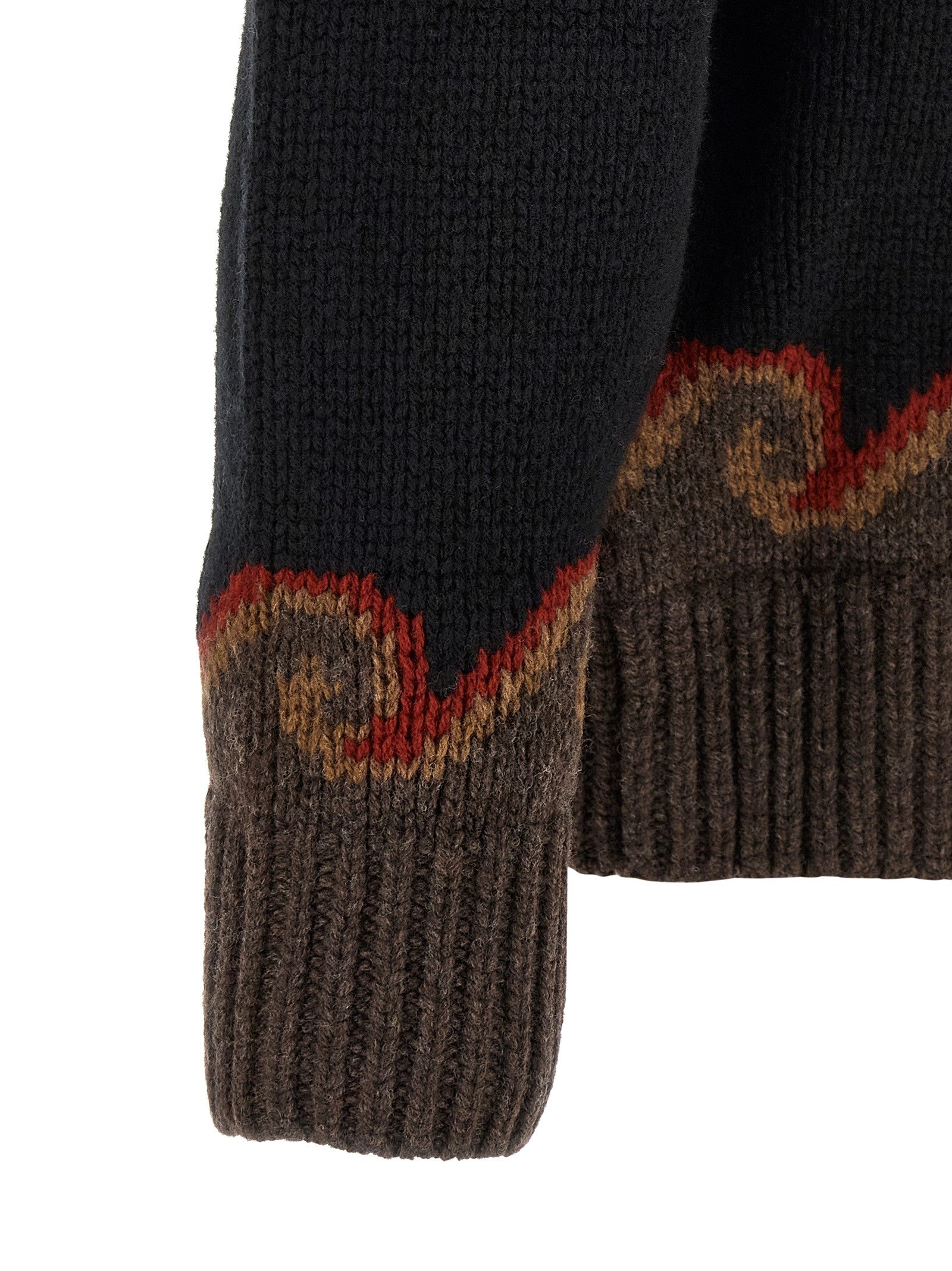 Alanui Sweet Winter Cardigan Black