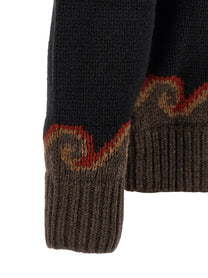 Alanui Sweet Winter Cardigan Black