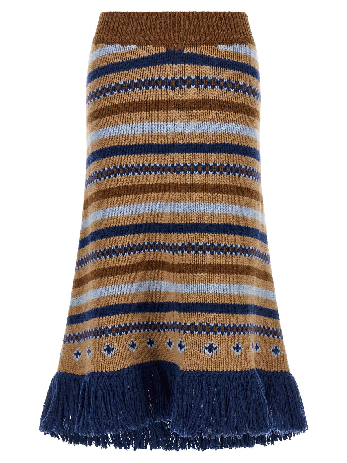 Alanui Sweet Winter Skirt Gold