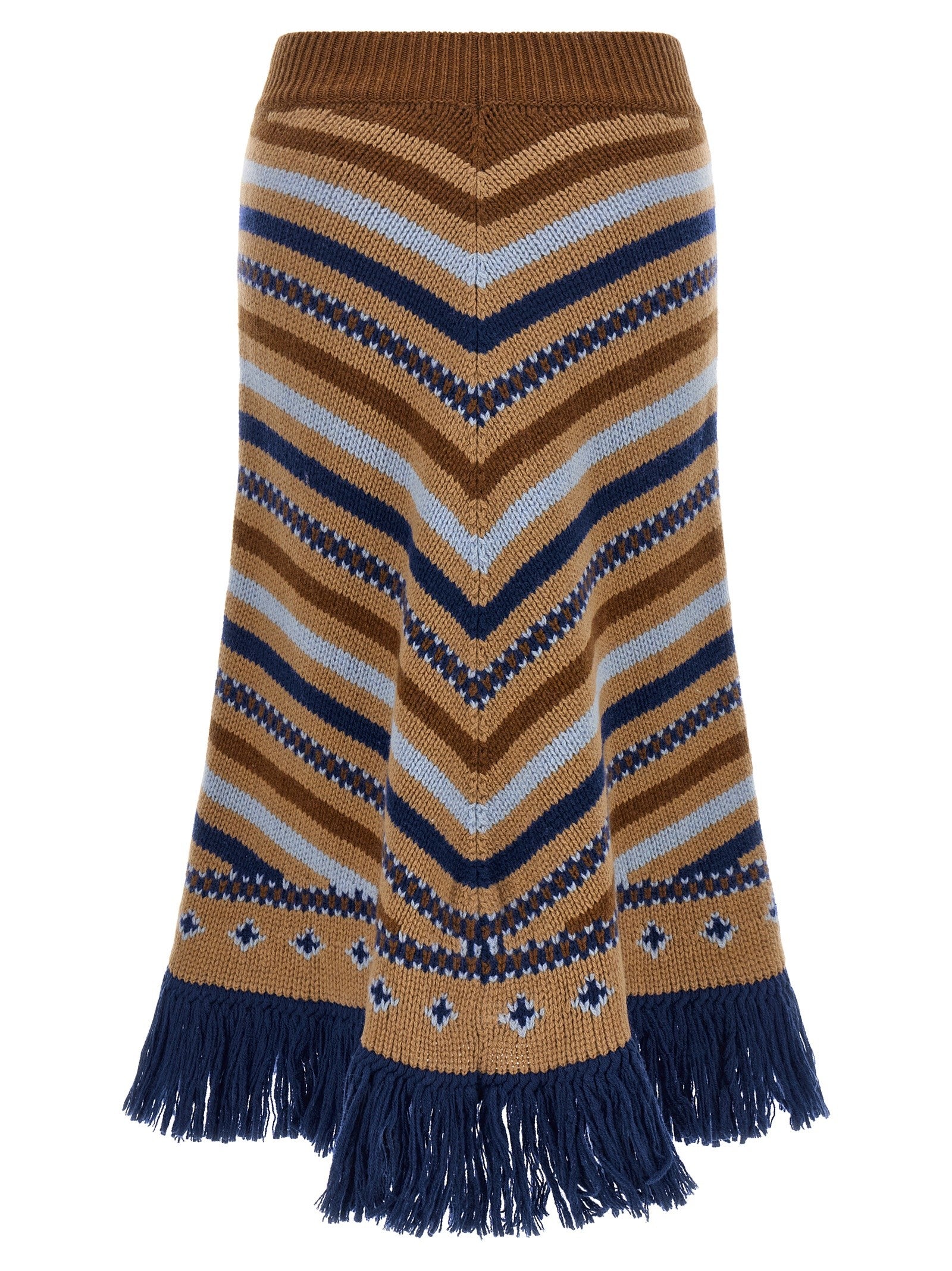 Alanui Sweet Winter Skirt Gold