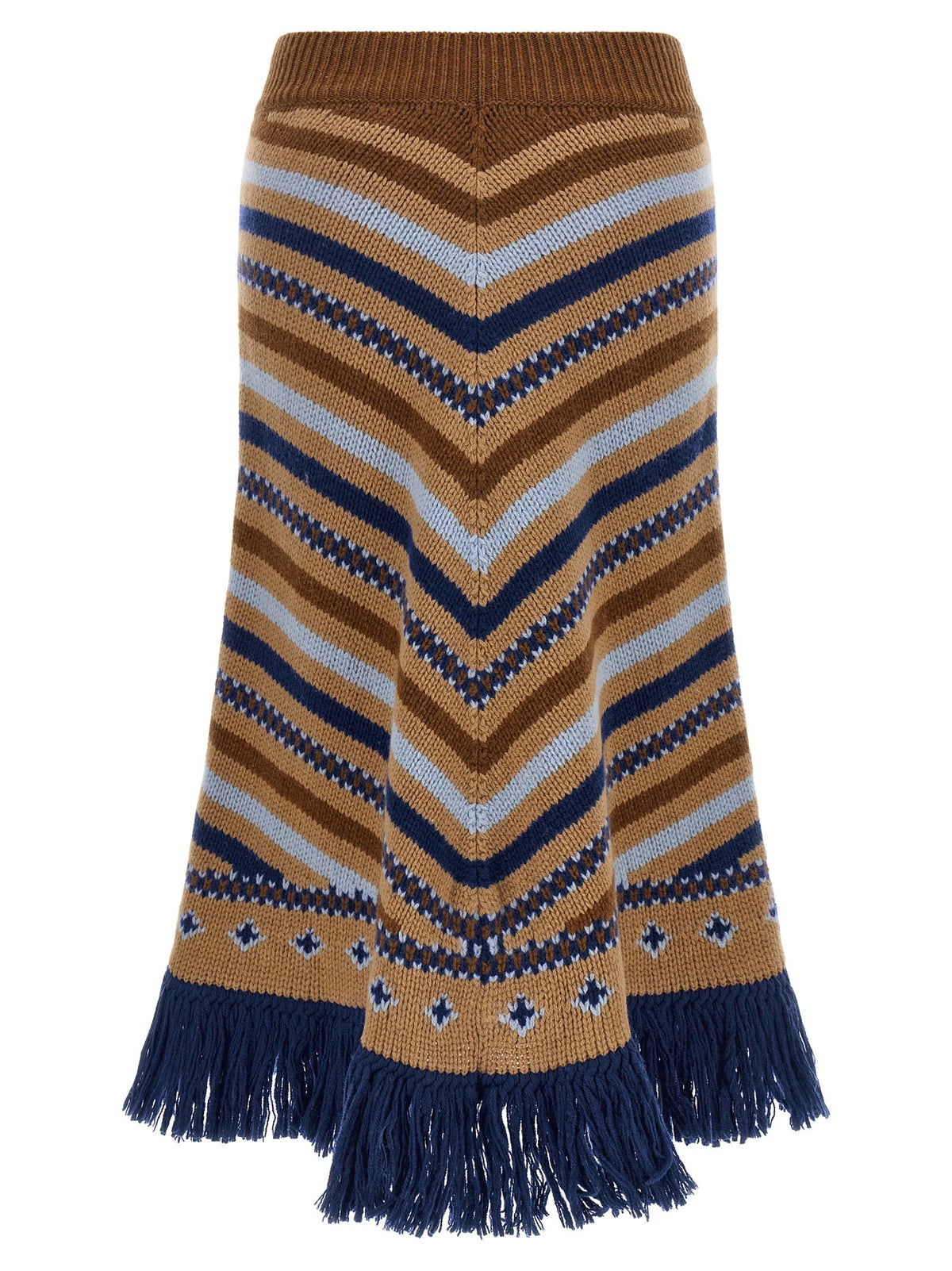 Alanui Sweet Winter Skirt Gold, view 2