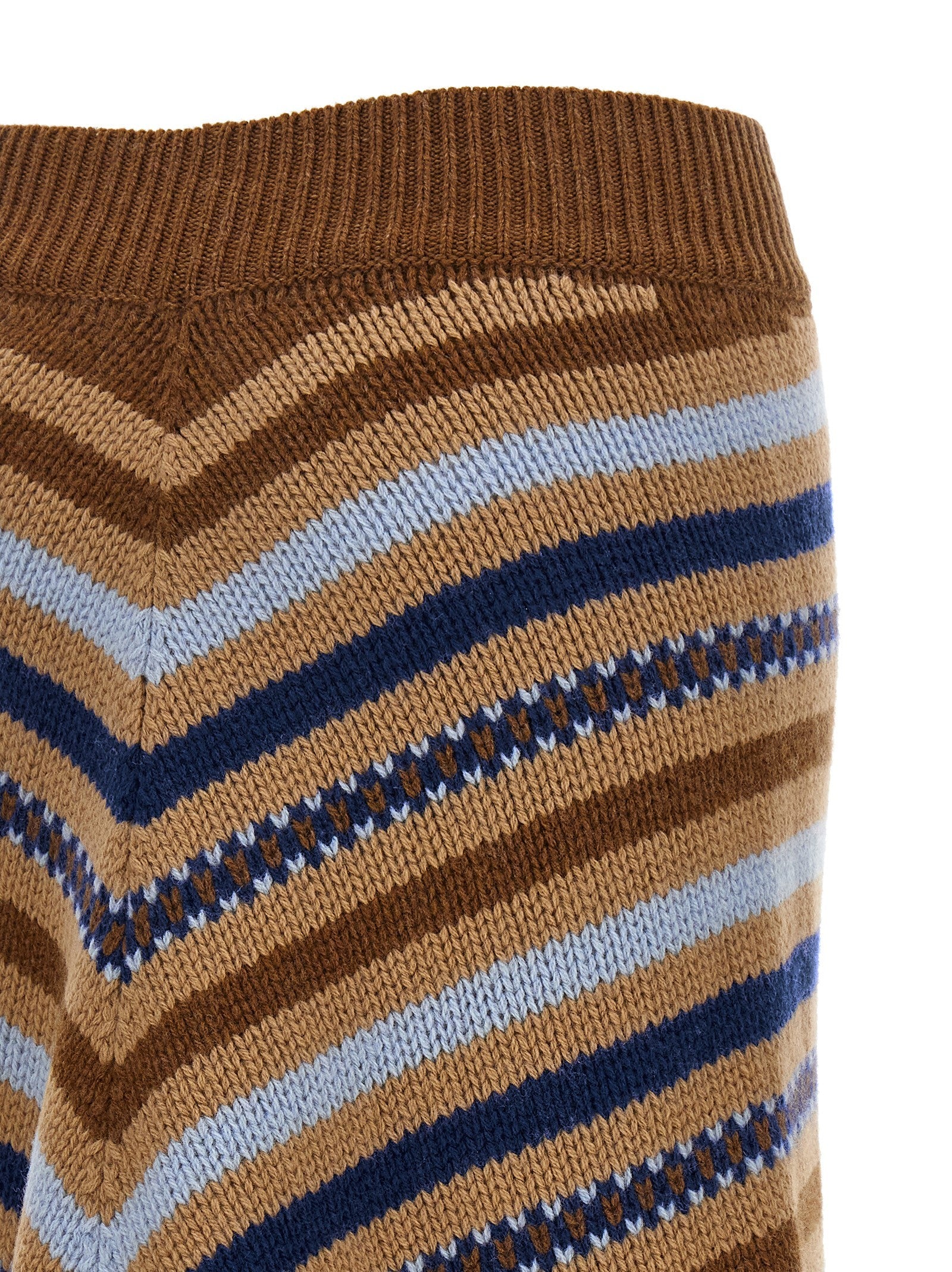 Alanui Sweet Winter Skirt Gold