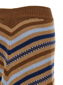 Alanui Sweet Winter Skirt Gold