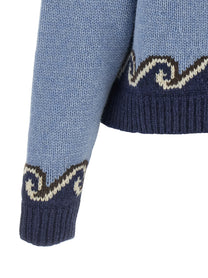 Alanui Sweet Winter Sweater Blue