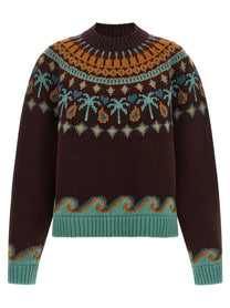 Alanui Sweet Winter Sweater Brown
