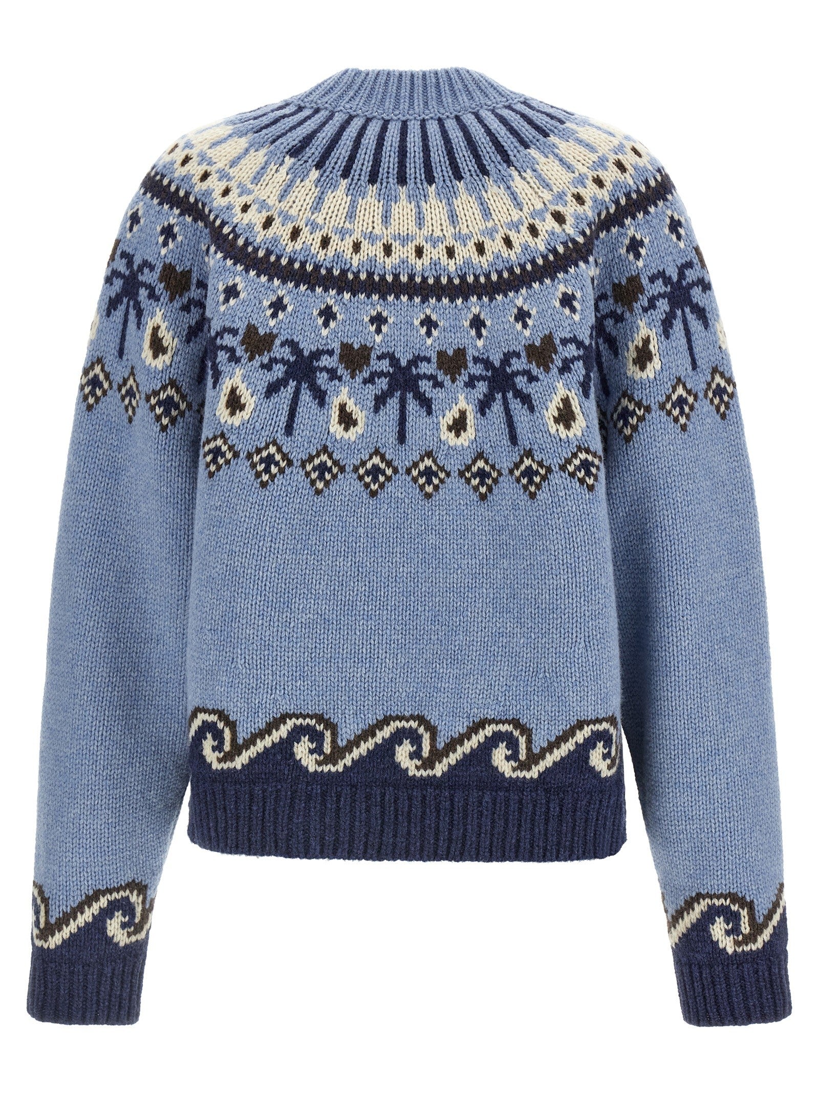 Alanui Sweet Winter Sweater Blue