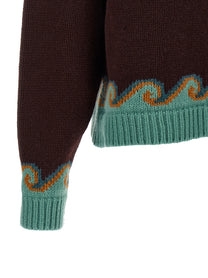 Alanui Sweet Winter Sweater Brown