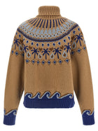 Alanui Sweet Winter Sweater Beige, view 2