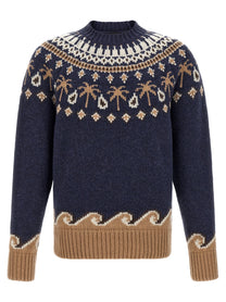 Alanui Sweet Winter Sweater Blue