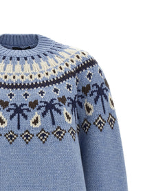 Alanui Sweet Winter Sweater Blue