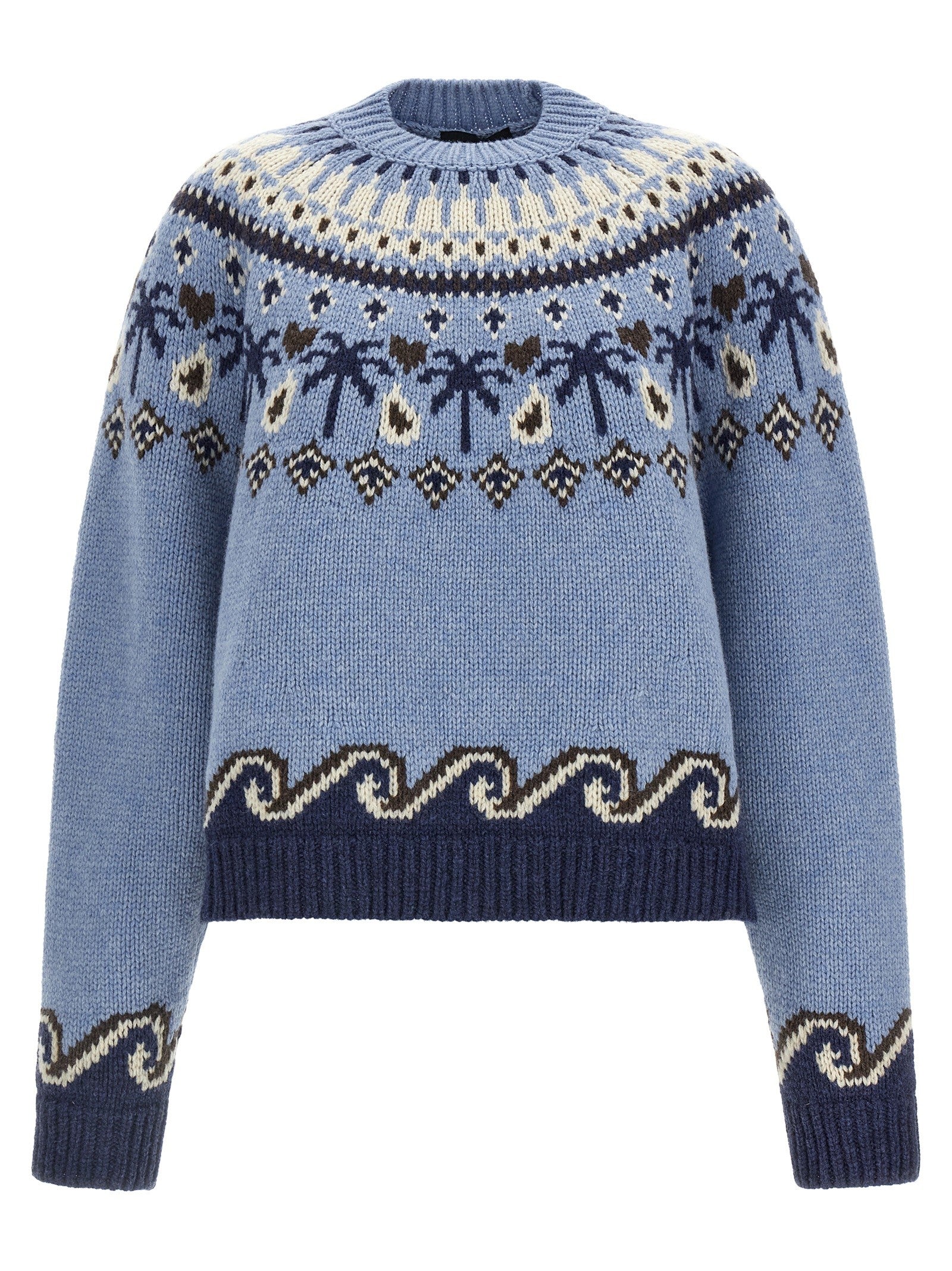 Alanui Sweet Winter Sweater Blue