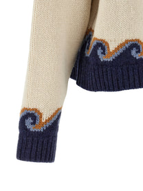 Alanui Sweet Winter Turtleneck Sweater Gold