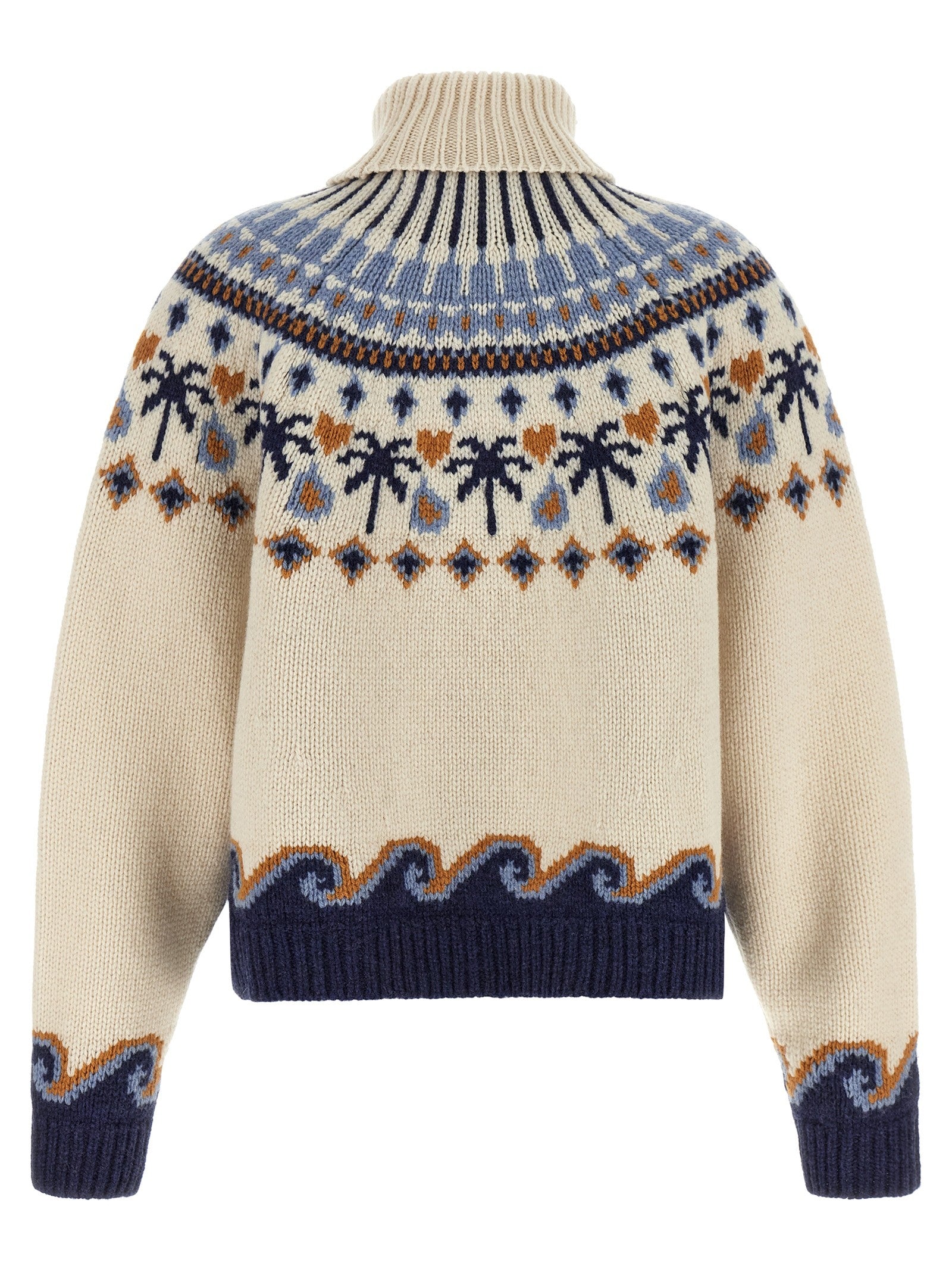 Alanui Sweet Winter Turtleneck Sweater Gold