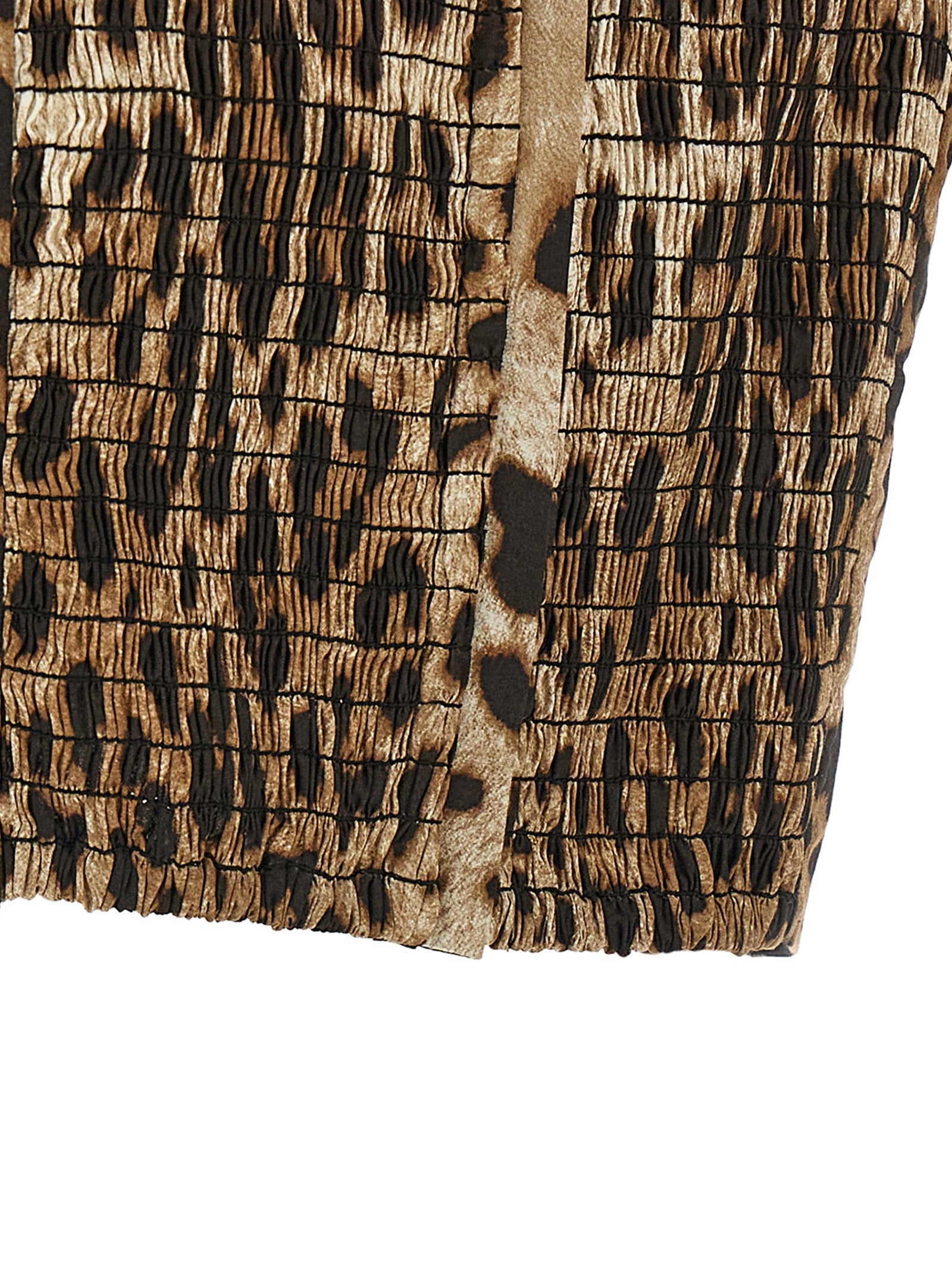 Dolce &amp; Gabbana Sweetheart Neckline Top Brown