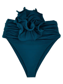 Magda Butrym Swim Bottom Bikini Bottoms Blue