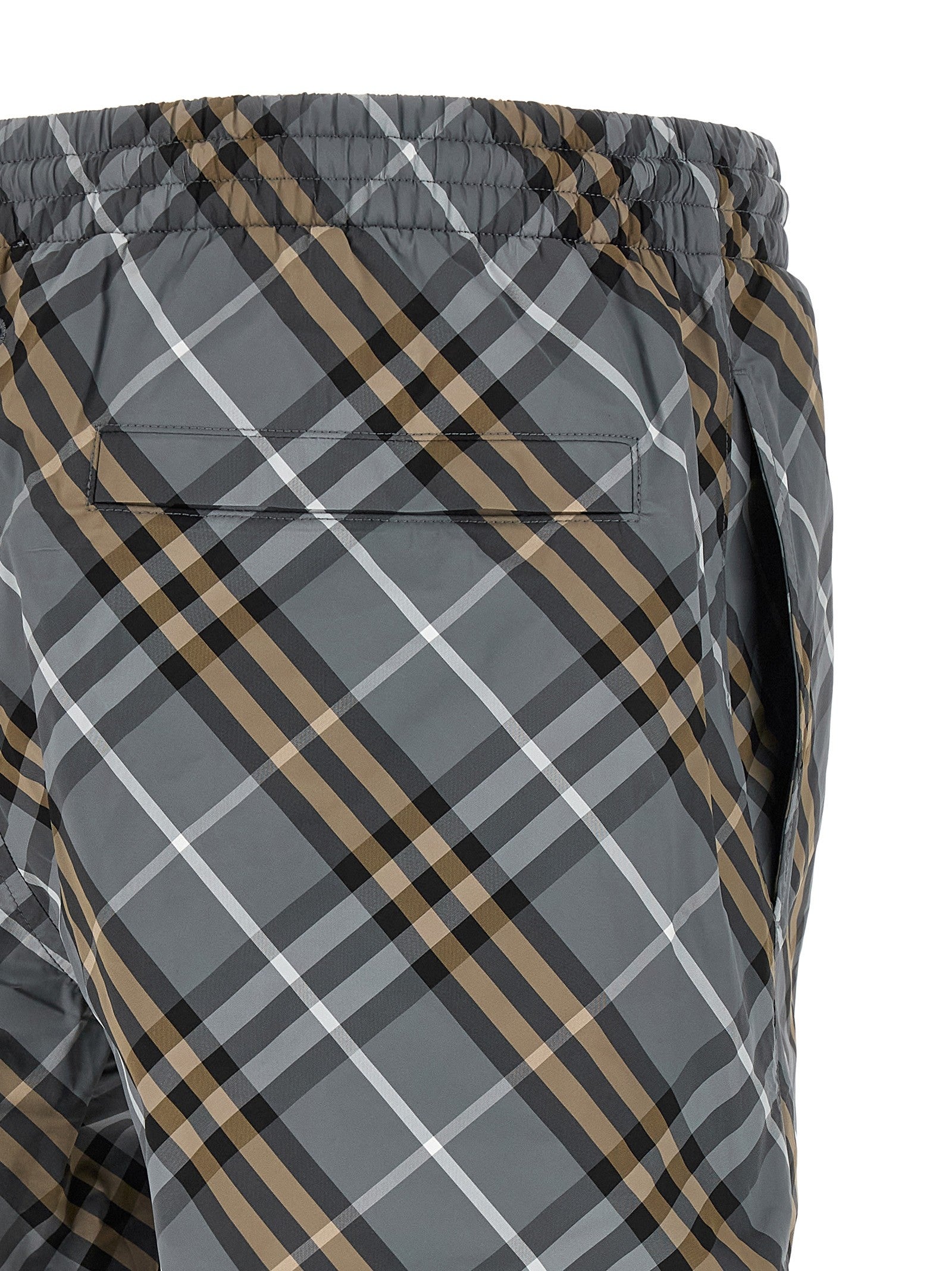 Burberry Swim Check Blue