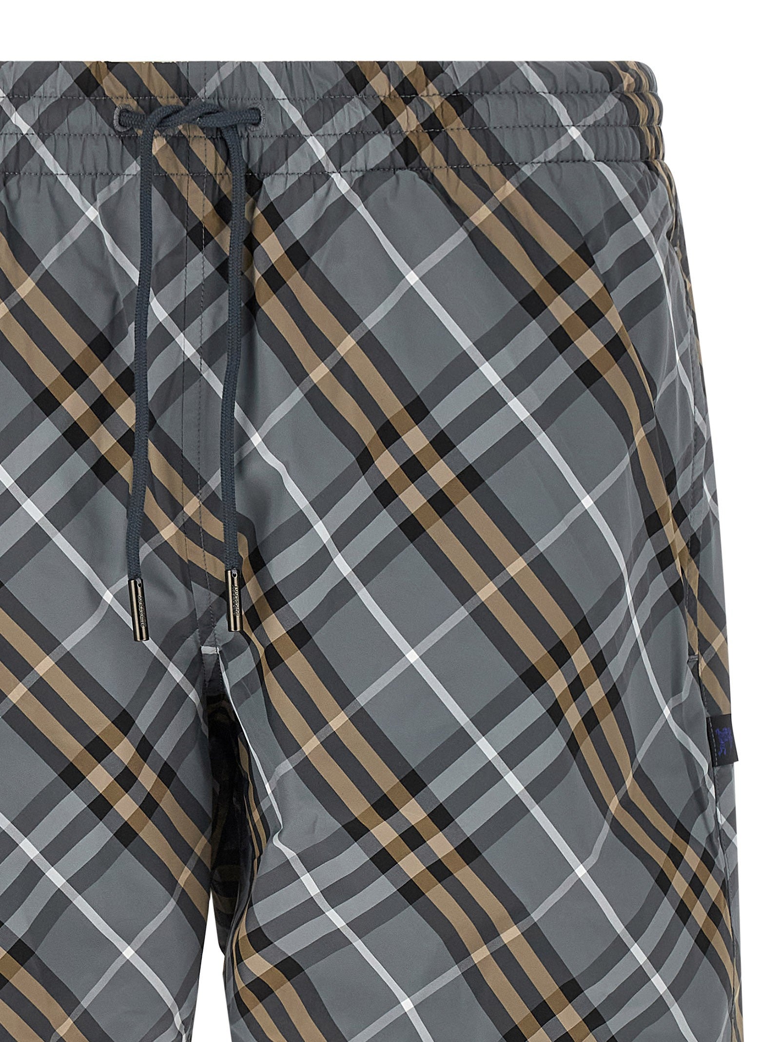 Burberry Swim Check Blue