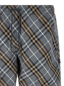 Burberry Swim Check Blue