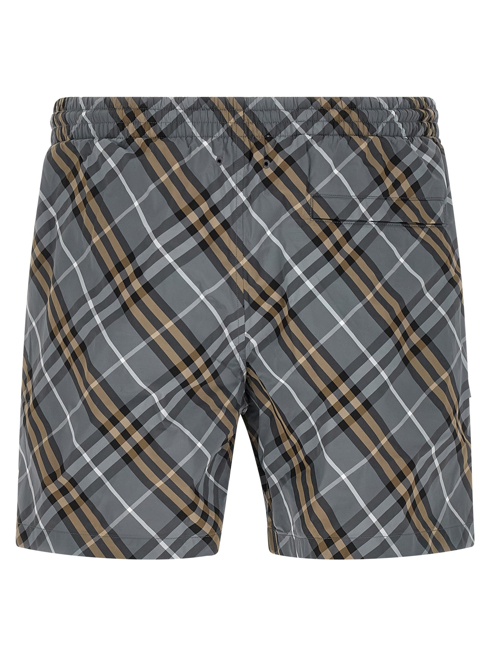 Burberry Swim Check Blue