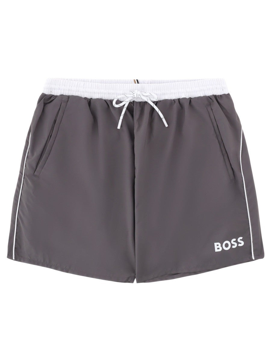 BOSS Men's Swimsuit Grey