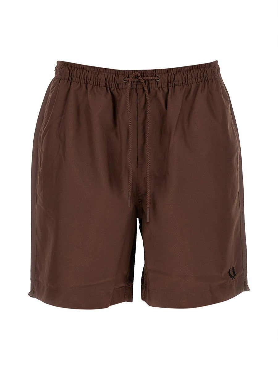 Fred Perry Men's Swimsuit Brown