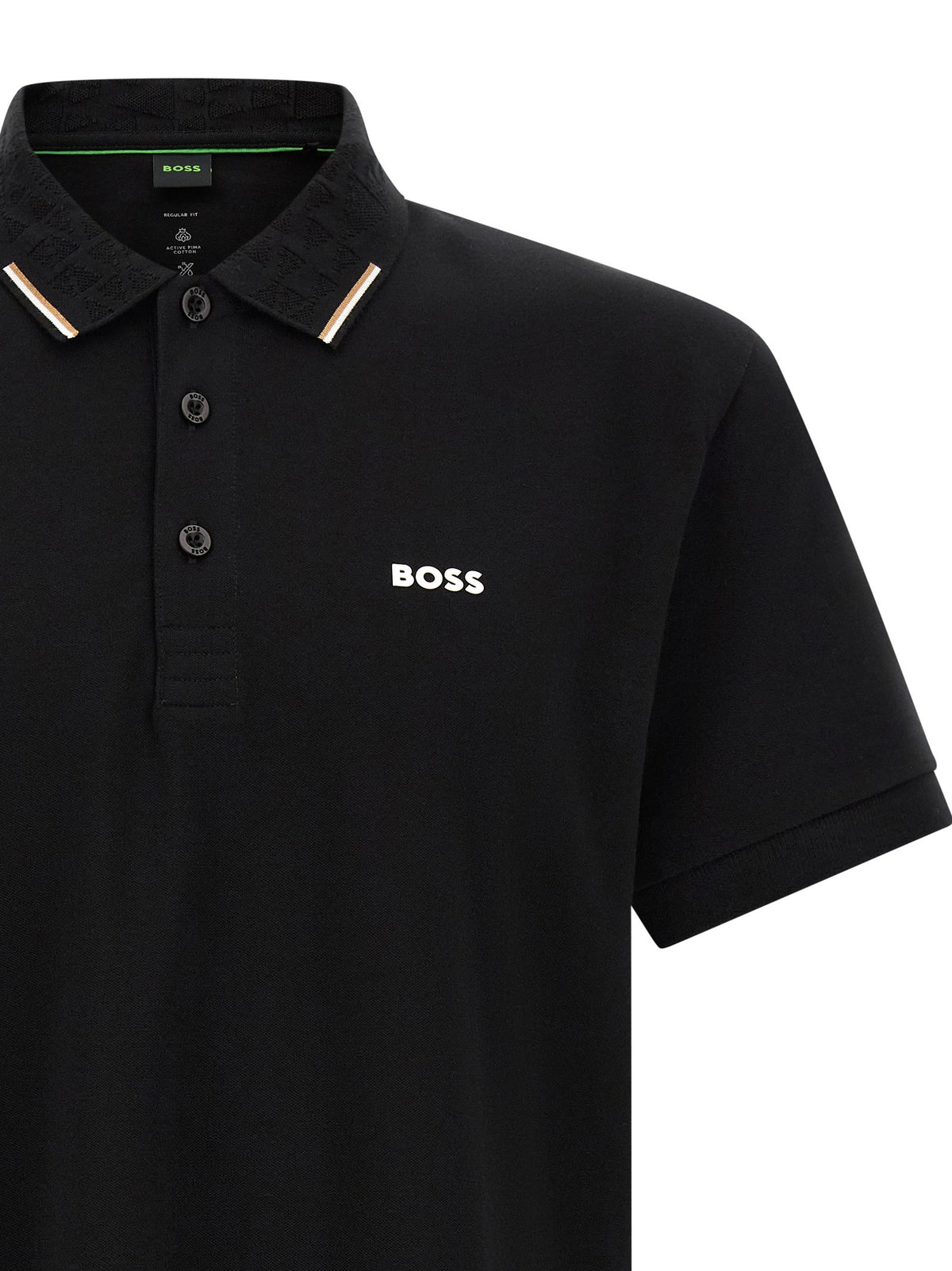 HUGO BOSS Swing Paddy Polo Shirt Black