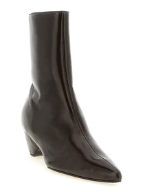 Khaite Sybil Ankle Boots Brown