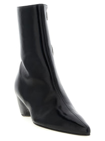 Khaite Sybil Ankle Boots Black