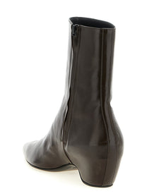 Khaite Sybil Ankle Boots Brown
